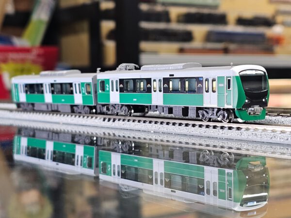 GREENMAX 31849 静岡鉄道A3000形 (ナチュラルグリーン・新ロゴ) 2両編成セット (動力付き)