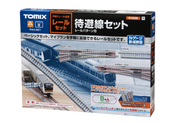 TOMIX SET B TOMIX 91026 待避線套裝 (電動) 路軌套裝