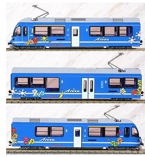 預訂 - KATO 7074076 Rhatische Bahn ABe8/12 3500 `Arosa`