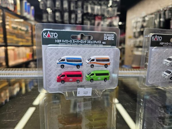 KATO 23-651C ﾄﾖﾀ ﾊｲｴｰｽ ｽｰﾊﾟｰﾛﾝｸﾞ ｺﾐｭﾆﾃｨﾊﾞｽ(4台入)