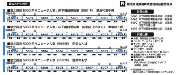 預訂 POPONDETTA 泉北高速鉄道5000系