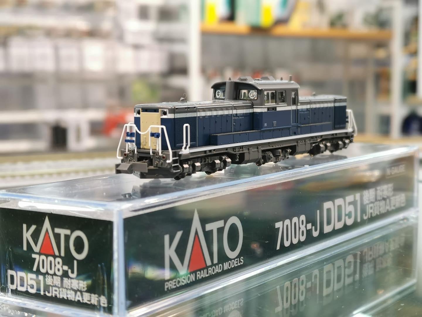 KATO 7008-J DD51 後期耐寒形JR 貨物A 更新色火車模型機頭- Khaho Store 咔好鐵道模型店